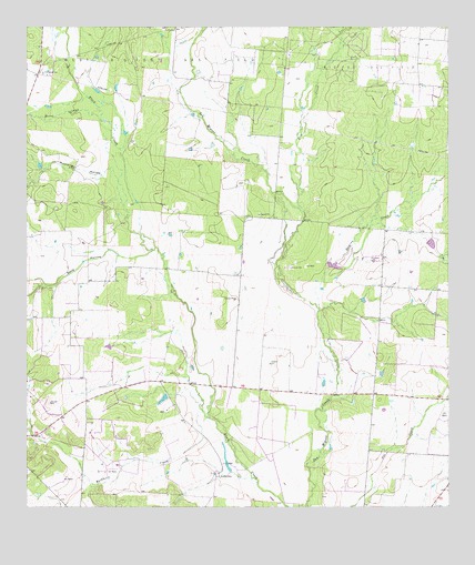 Schattel NW, TX USGS Topographic Map