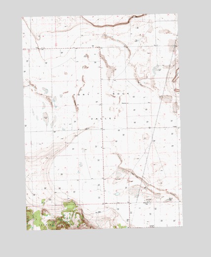 Schaub Lake, OR USGS Topographic Map