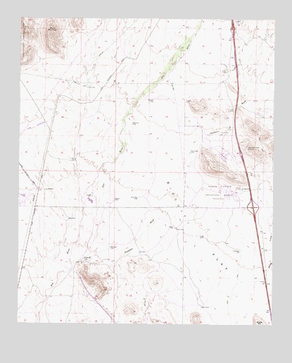 Biscuit Flat, AZ USGS Topographic Map