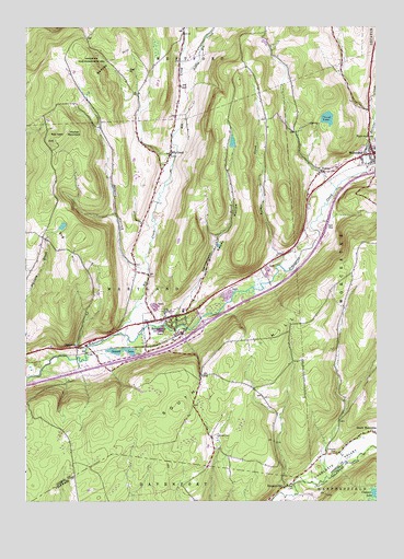 Schenevus, NY USGS Topographic Map