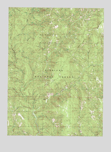 Biscuit Hill, OR USGS Topographic Map