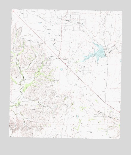 Schneeman Draw SE, TX USGS Topographic Map