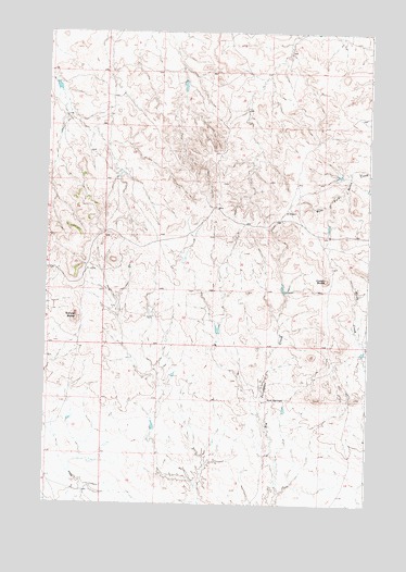 School Butte, MT USGS Topographic Map