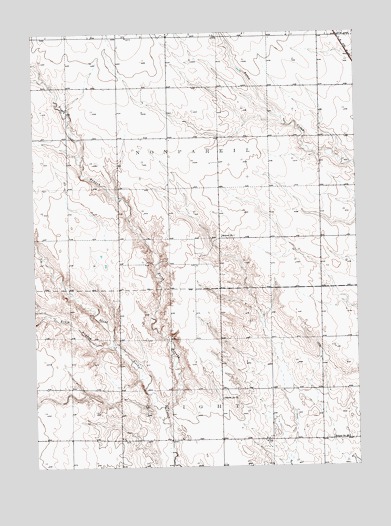 School Number 7, NE USGS Topographic Map
