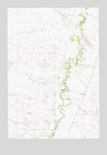 School Section Creek, MT USGS Topographic Map