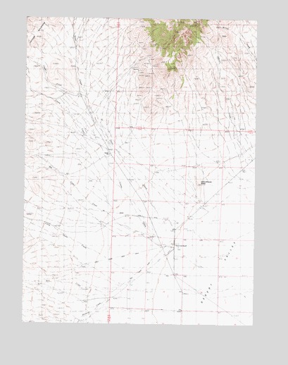Schoolhouse Butte, NV USGS Topographic Map