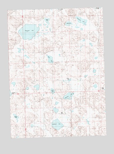 Schoonover Lake, NE USGS Topographic Map