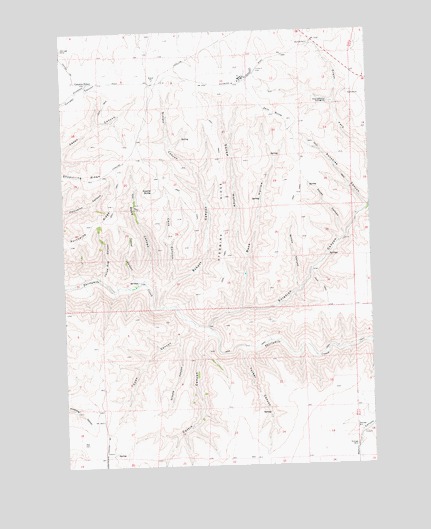 Schott Canyon, OR USGS Topographic Map