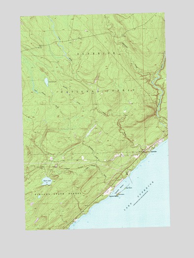 Schroeder, MN USGS Topographic Map