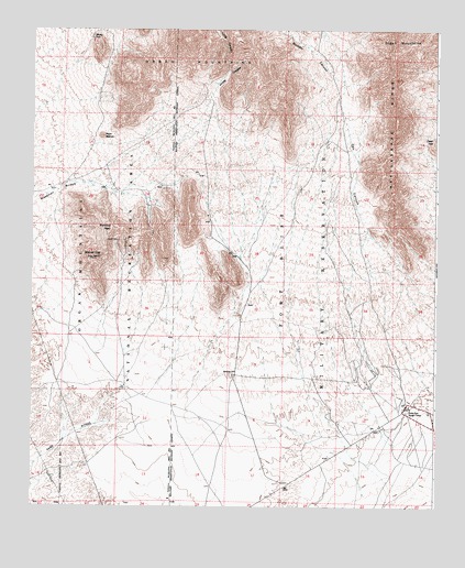 Bishop Cap, NM USGS Topographic Map