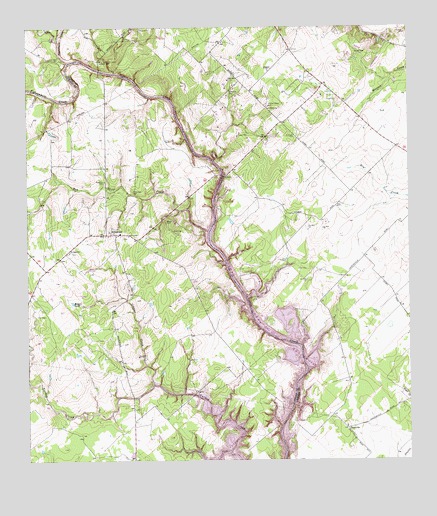 Schroeder, TX USGS Topographic Map