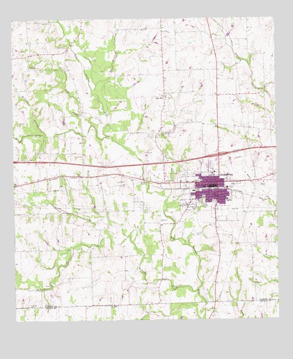Schulenburg, TX USGS Topographic Map