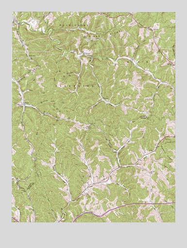 Schultz, WV USGS Topographic Map