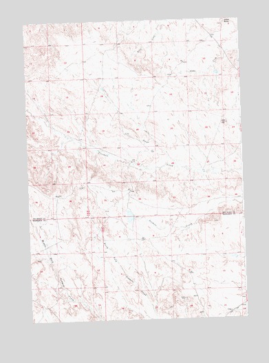 Schuster Flats NE, WY USGS Topographic Map