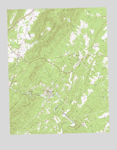 Schuyler, VA USGS Topographic Map