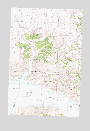 Schuyler Butte, MT USGS Topographic Map