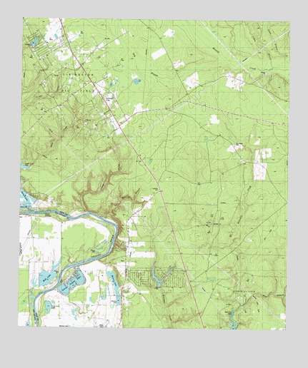 Schwab City, TX USGS Topographic Map
