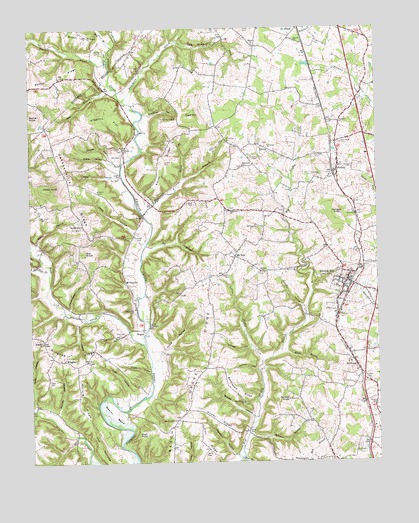 Science Hill, KY USGS Topographic Map