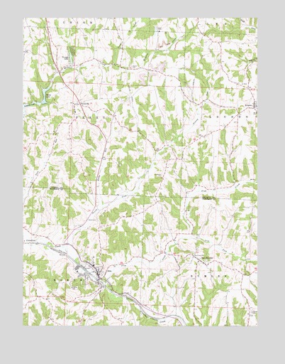 Scio, OH USGS Topographic Map