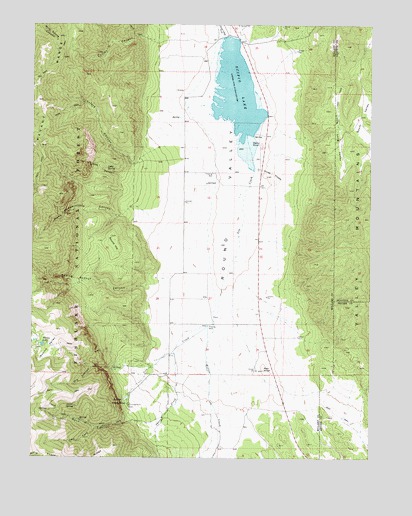 Scipio Lake, UT USGS Topographic Map
