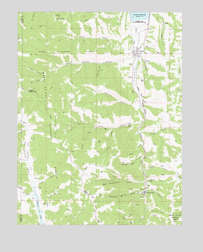 Scofield, UT USGS Topographic Map