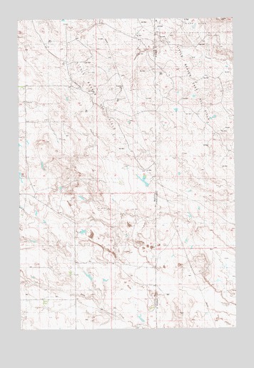 Scole School, MT USGS Topographic Map