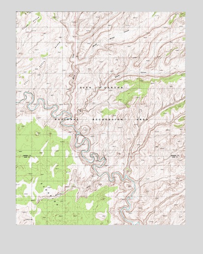 Scorpion Gulch, UT USGS Topographic Map