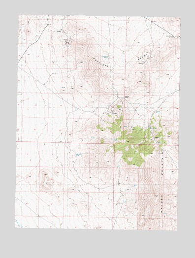 Scossa, NV USGS Topographic Map