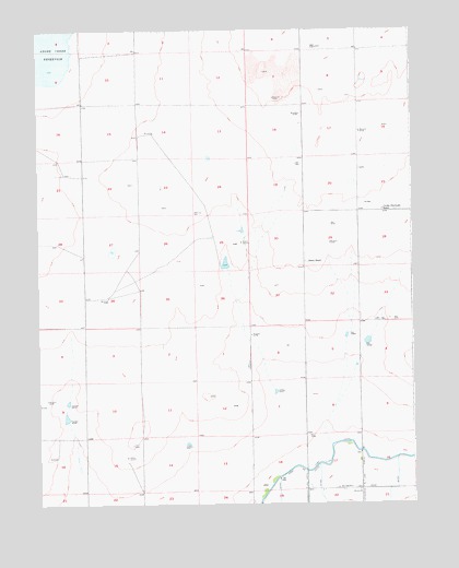 Bishop Ranch, CO USGS Topographic Map