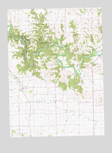 Scotch Grove, IA USGS Topographic Map