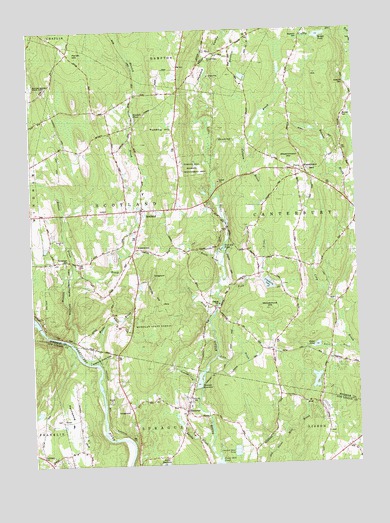 Scotland, CT USGS Topographic Map