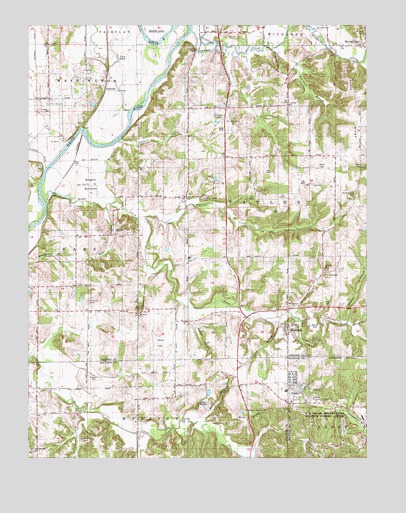Scotland, IN USGS Topographic Map