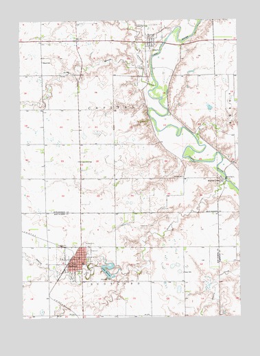 Scotland, SD USGS Topographic Map