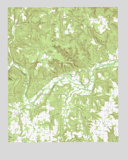 Scotland, AR USGS Topographic Map