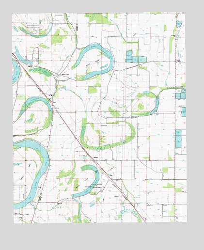 Scott, AR USGS Topographic Map
