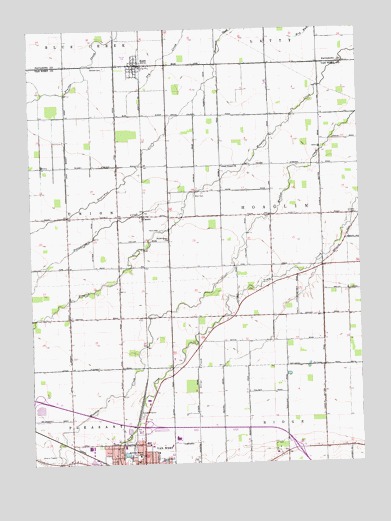 Scott, OH USGS Topographic Map