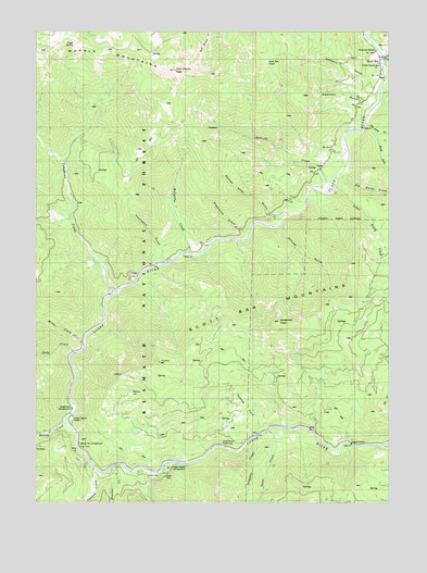 Scott Bar, CA USGS Topographic Map