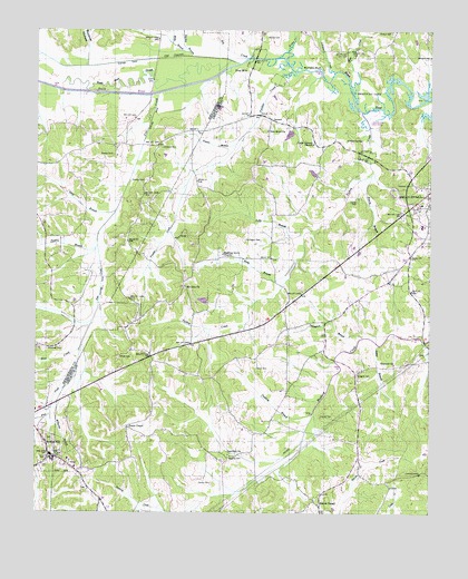 Scotts Hill, TN USGS Topographic Map