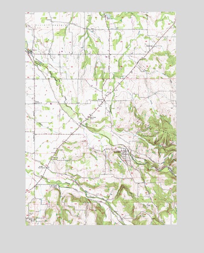 Scotts Mills, OR USGS Topographic Map