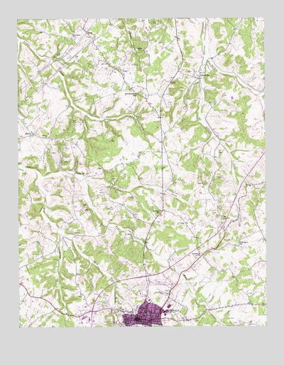 Scottsville, KY USGS Topographic Map