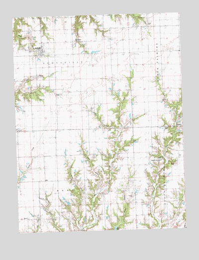 Scottville, IL USGS Topographic Map