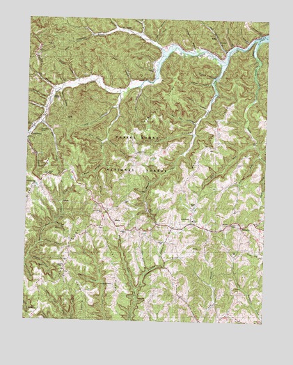 Scranton, KY USGS Topographic Map
