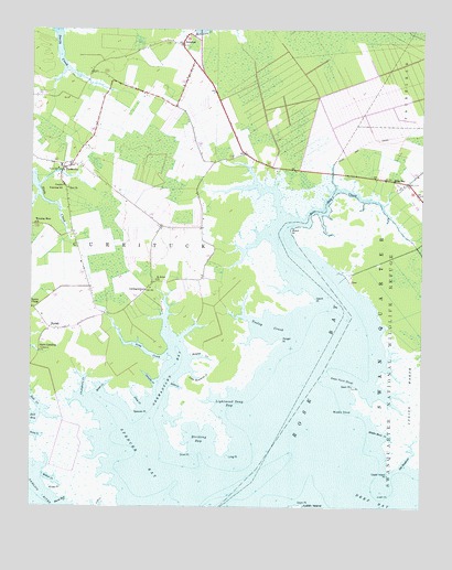 Scranton, NC USGS Topographic Map