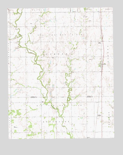Bison, OK USGS Topographic Map