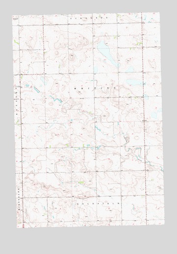 Scranton SW, ND USGS Topographic Map