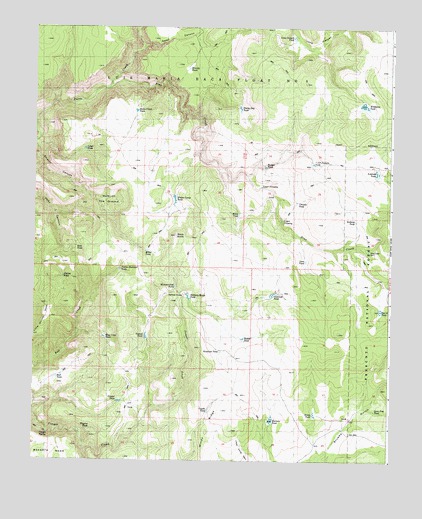 Scratch Canyon, AZ USGS Topographic Map