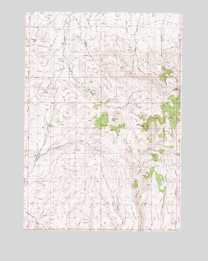 Scratch Post Butte, OR USGS Topographic Map