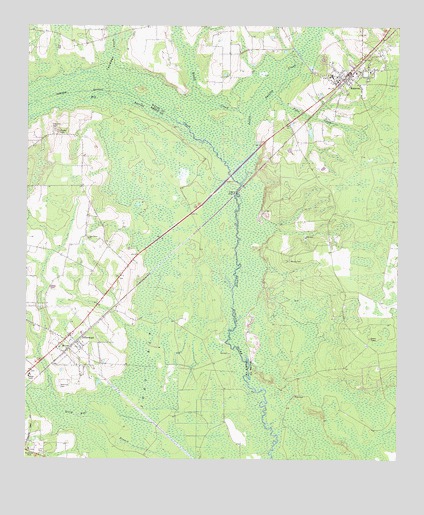 Screven, GA USGS Topographic Map