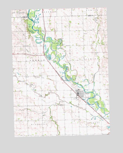 Scribner, NE USGS Topographic Map