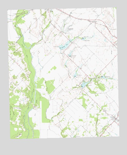 Scurry, TX USGS Topographic Map